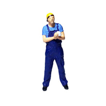 Load image into Gallery viewer, 1:64 Painted Figure Mini Model Miniature Resin Diorama Car Garage Repairman Man