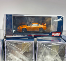 Load image into Gallery viewer, HJ 1:64 JDM Supra A80 Racing Sports Model Diecast Metal Car Box