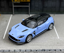 Load image into Gallery viewer, King 1:64 Blue Vanquish Zagato Hatchback Sports Model Diecast Metal Car New Collection