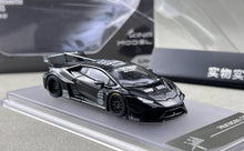 Load image into Gallery viewer, King 1:64 Black Huracan GT Widebody Sports Model Diecast Metal Car New Collection