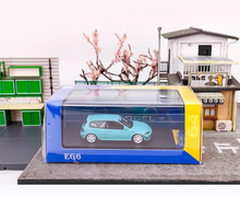 Load image into Gallery viewer, YM 1:64 JDM Blue Spoon Civic EG6 Hatchback Sports Model Diecast Resin Car New