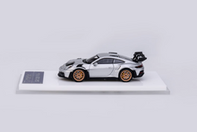 Load image into Gallery viewer, SOLO 1:64 Silver 2021 911 GT3 RS 992 Racing Sports Model Diecast Resin Car New