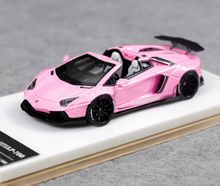Load image into Gallery viewer, FW 1:64 Pink Aventador LP700 Convertible LBWK Sport Model Diecast Resin Car