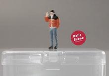 Load image into Gallery viewer, 1:64 Painted Figure Mini Model Miniature Resin Diorama Sand Down Jacket Man Boy New Collection
