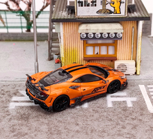 Load image into Gallery viewer, Fuelme 1:64 Orange Mansory F8XX Racing Sports Model Diecast Resin Car New
