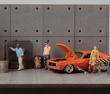 Load image into Gallery viewer, 1:64 Painted Figure Model Miniature Resin Diorama Sand Toy Street Young Man Boy