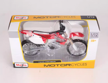 Load image into Gallery viewer, Maisto 1:12 Red CRF 450R Racing Sports Bike Model Diecast Metal Motorcycle New