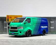 Load image into Gallery viewer, Tarmac 1:64 JDM Hiace Falken Delivery Van Sports Model Diecast Metal Car New Collection