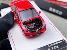Load image into Gallery viewer, Model1 1:64 Red Civic FD2 Type R Sports Model Metal Diecast Car New Collection