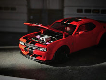 Load image into Gallery viewer, SH 1:64 Orange SRT Hellcat Muscle Sports Model Diecast Metal Car New Collection