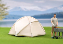 Load image into Gallery viewer, 1:64 Painted Figure Model Miniature Resin Diorama Sand Camping Tent Camp Toy