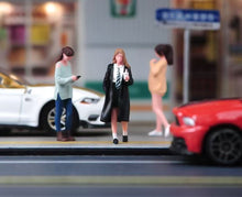 Load image into Gallery viewer, 1:64 Painted Figure Model Miniature Resin Diorama Sand Girl Lady Pretty Friend