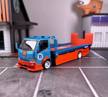 Load image into Gallery viewer, MT 1:64 Blue Gulf H300 #11 Tow Truck Custom Model Diecast Metal Car New Collection