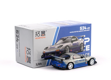 Load image into Gallery viewer, Poprace 1:64 Gray RX7 FD RE Widebody Sports Model Diecast Metal Car New Collection