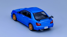 Load image into Gallery viewer, 1:64 Furuya Blue Impreza WRX STI VII 7 S202 Sedan Model Diecast Metal Car New Collection