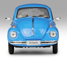 Load image into Gallery viewer, WELLY 1:24 VW Classic Vintage Beetle Model Diecast Metal Car Display