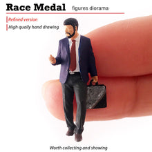 Load image into Gallery viewer, 1:64 Painted Figure Mini Model Miniature Resin Diorama Shopaholic Shopping Lady