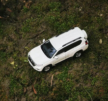 Load image into Gallery viewer, GCD 1:64 White Land Cruiser LC150 Prado Off Road SUV Model Diecast Metal Car