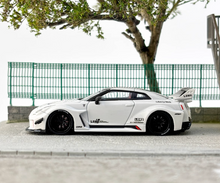 Load image into Gallery viewer, CM 1:64 White GTR R35 35GT-RR LBWK Racing Sports Model Diecast Metal Car New Collection
