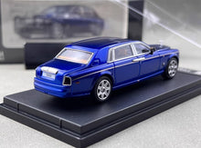 Load image into Gallery viewer, SW 1:64 Blue Phantom VII 7 Luxury Sedan Sports Model Diecast Metal Car New Collection