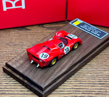 Load image into Gallery viewer, DMH 1:64 Red 1967 330 P4 #19 Hard Top Sports Model Diecast Resin Car New Collection
