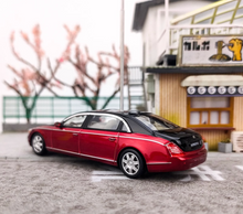 Load image into Gallery viewer, SH 1:64 Red Black Top 62S Maybach Luxury Sedan Model Diecast Metal Car New