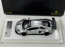 Load image into Gallery viewer, Onemodel 1:64 Silver LP700 Aventador LB Racing Sports Model Diecast Resin Car