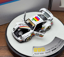Load image into Gallery viewer, PGM 1:64 White Apple #89 RWB 964 Round Sports Open Model Diecast Metal Car New Collection