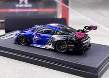 Load image into Gallery viewer, SR 1:64 Blue 911 GT3 R #14 Racing Sports Model Diecast Metal Car New Collection