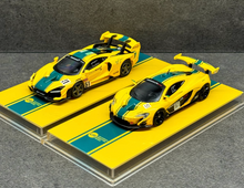 Load image into Gallery viewer, CM 1:64 HEC Set Yellow Mclaren P1 Senna GTR Sports Model Diecast Metal Car New Collection