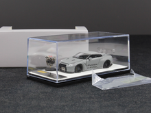 Load image into Gallery viewer, PGM 1:64 Gray GTR R35 Rocket Bunny Pandem Engine Model Diecast Metal Car New Collection