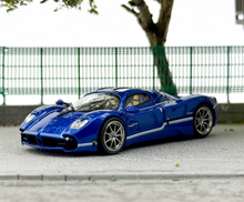 Load image into Gallery viewer, CM 1:64 Blue Utopia Super Racing Sports Model Diecast Metal Car New Collection