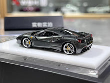 Load image into Gallery viewer, 1:64 CL Gray 488 GTB Hard Top Sports Model Diecast Resin Car New Collection