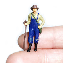 Load image into Gallery viewer, 1:64 Painted Figure Mini Model Miniature Resin Diorama Shepherd Sheep Farm Sand