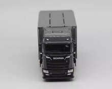 Load image into Gallery viewer, GCD 1:64 Grey Scania S730 Enclosed Double Deck Tow Truck Model Diecast Metal