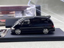 Load image into Gallery viewer, Mortal 1:64 Black Previa Mini Van MPV Sports Model Diecast Metal Car New Collection