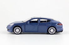 Load image into Gallery viewer, CCA 1:43 Blue Panamera Racing Sports Model Toy Diecast Metal Car BN