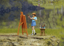 Load image into Gallery viewer, 1:64 Painted Figure Model Miniature Resin Diorama Sand Painter Artist Drawing Collection