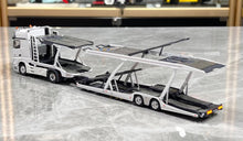 Load image into Gallery viewer, GCD 1:64 White AMG Actros Gigaspace 4x2 Trailer Truck Model Diecast Metal Car