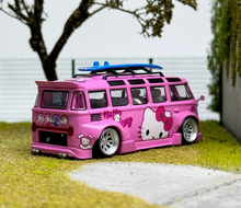 Load image into Gallery viewer, LMLF 1:64 Pink VW T1 RWB Van Bus Camper Kombi Model Diecast Metal Car New Collection