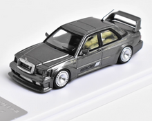 Load image into Gallery viewer, BSC 1:64 Gray 190E EVO II W201 Sedan Sports Model Diecast Metal Car New Collection