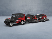 Load image into Gallery viewer, TM 1:64 Advan FJ40 SUV AE86 Flatbed Trailer Sports Model Diecast Metal Car New Collection