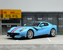 Load image into Gallery viewer, LT 1:64 Blue F12 TDF V12 Super Racing Sports Model Diecast Metal Car New Collection