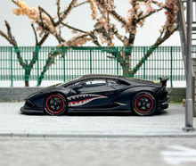 Load image into Gallery viewer, JEC 1:64 Black Huracan LP610 LBWK Racing Sports Model Diecast Metal Car New Collection