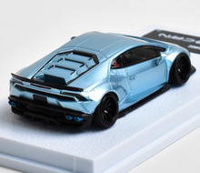 Load image into Gallery viewer, MJ 1:64 Ice Blue Huracan LP610 Sports Model Diecast Resin Car New Collection