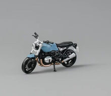 Load image into Gallery viewer, CM 1:64 Blue R nineT Man Figure Sports Model Diecast Metal Motorcycle New