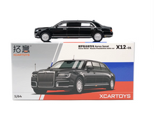Load image into Gallery viewer, XCARTOYS 1:64 Aurus Senat Russian Presidential Model Diecast Metal Car New Collection