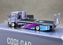 Load image into Gallery viewer, CC 1:64 Purple DTM H300 Tow Flatbed Trailer Truck Model Diecast Metal Car New Collection