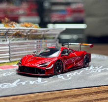 Load image into Gallery viewer, CM 1:64 Red 720S GT3X Racing Sports Model Diecast Metal Car New Collection
