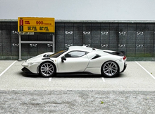 Load image into Gallery viewer, FINE 1:64 White Novitec SF90 Wheel Racing Sports Model Diecast Metal Car New